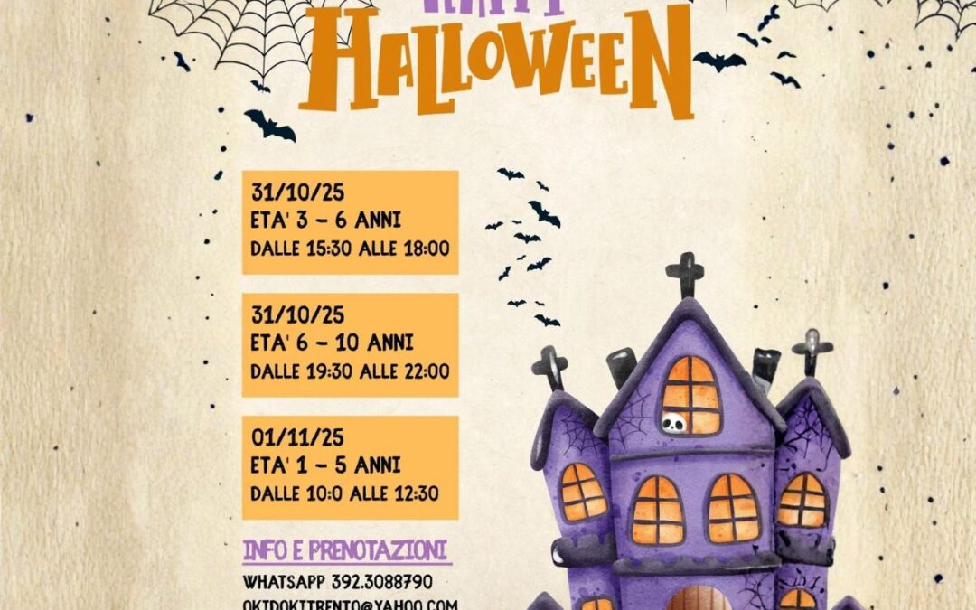 Happy Halloween 2025 al Family Club OKIDOKI Trento!